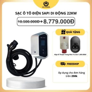 SAPI Sạc Ô Tô Điện SAPI Di Động 22kW