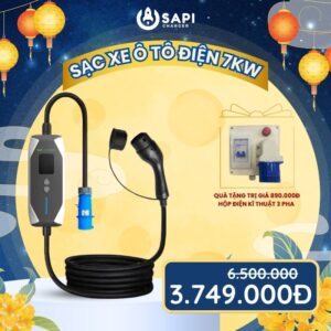 SAPI Sạc Xe điện ô Tô 7Kw