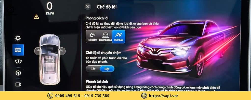 Chế độ Lái Thông Minh VF8