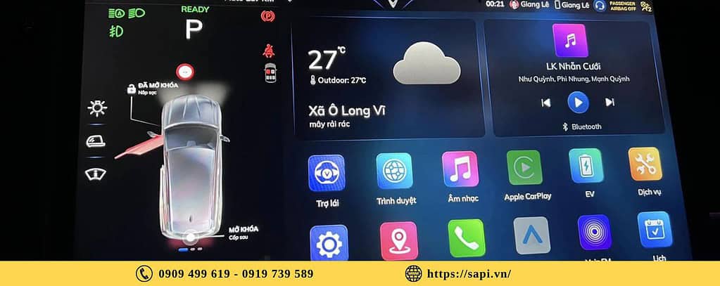 Màn Hình Giải Trí VF8