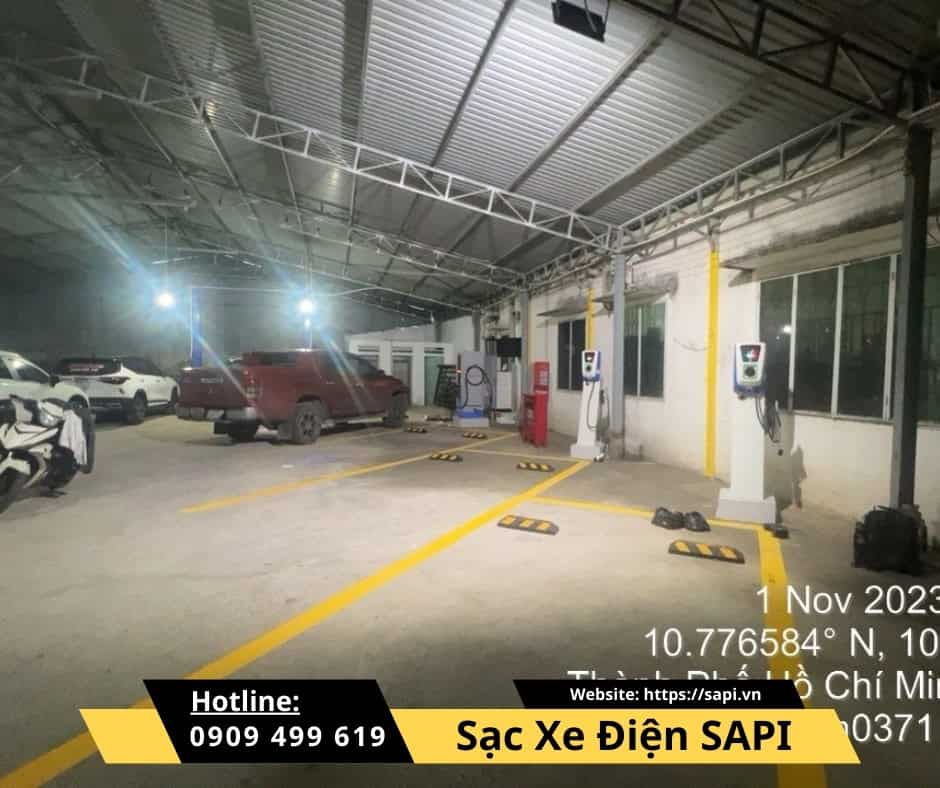 SAPI Trạm Sạc VinFast Bãi đỗ Xe Nguyễn Văn Út