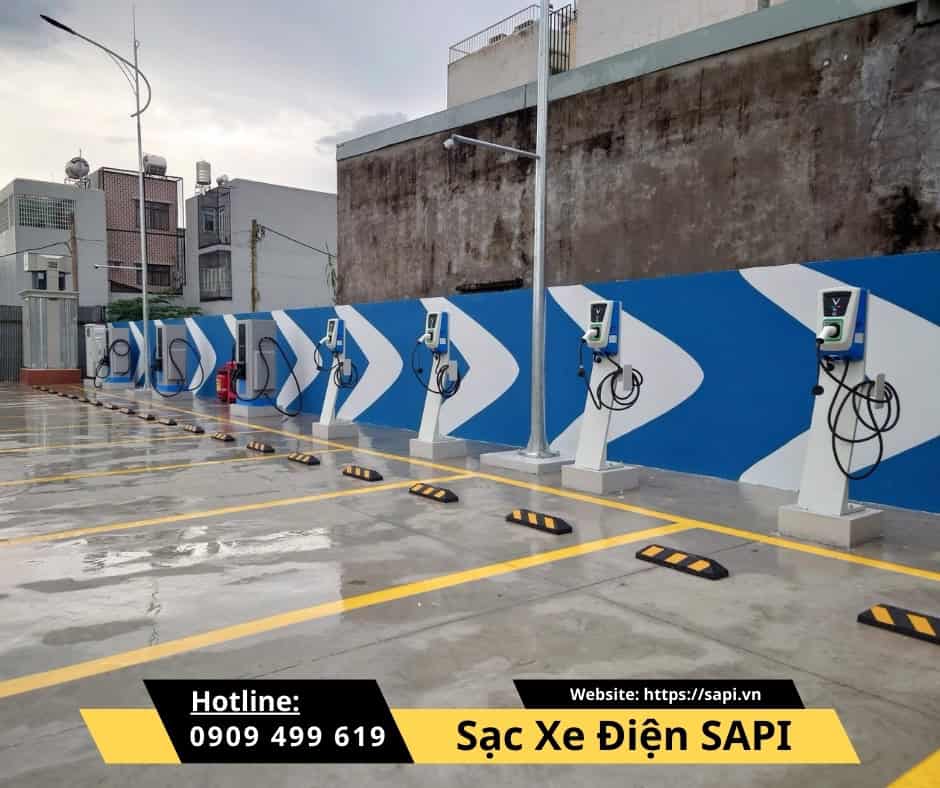 SAPI Trạm Sạc VinFast Bãi đỗ Xe Phú Hữu