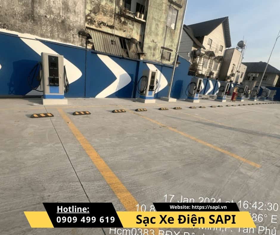 SAPI Trạm Sạc VinFast Bãi đỗ Xe Trạm Xe Dịch Vụ Bệnh Viện Ung Bướu