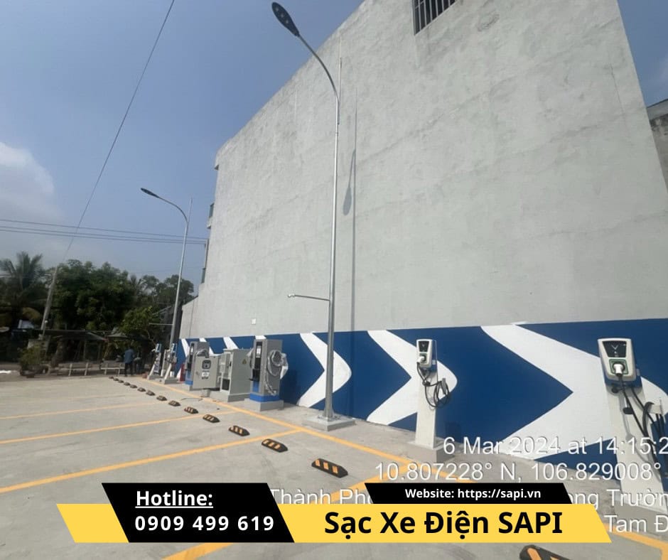 SAPI Trạm Sạc VinFast Bãi đỗ Xe Tư Nhân Tam Đa