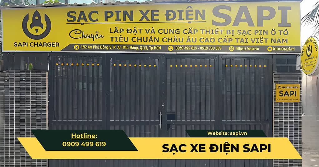 SAPI Cửa Hàng Sạc Xe Điện Sapi