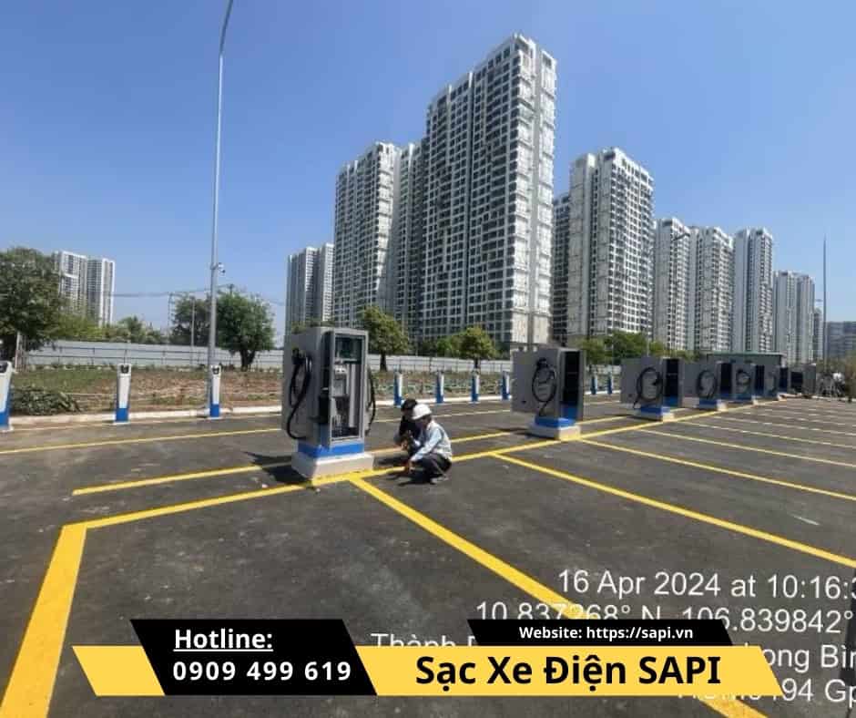 SAPI Trạm Sạc VinFast Vinhomes Grand Park Thương Mại Dịch Vụ Broadway