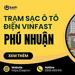 SAPI Trạm Sạc Ô Tô Điện Vinfast Tại Quận Phú Nhuận